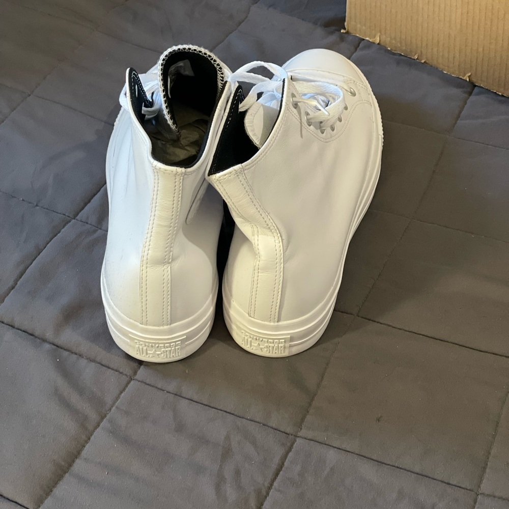 Converse White High-Top Sneakers - Picture 3 of 3